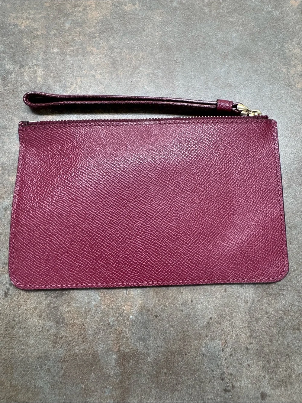 Coach Glitter Star Wristlet in Burgundy Sparkle